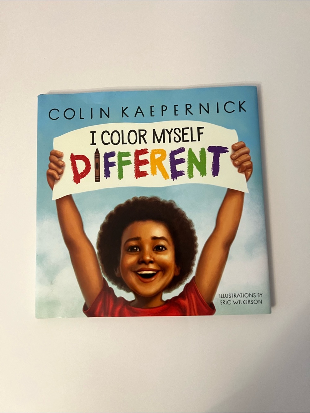 Colin Kaepernick "I Color Myself Different" Children's Book - Blue Cover